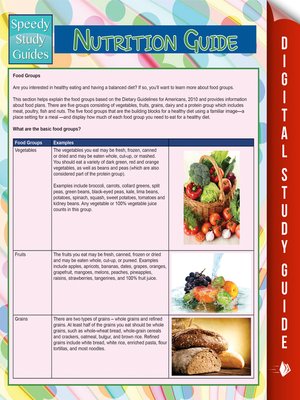 cover image of Nutrition Guide
